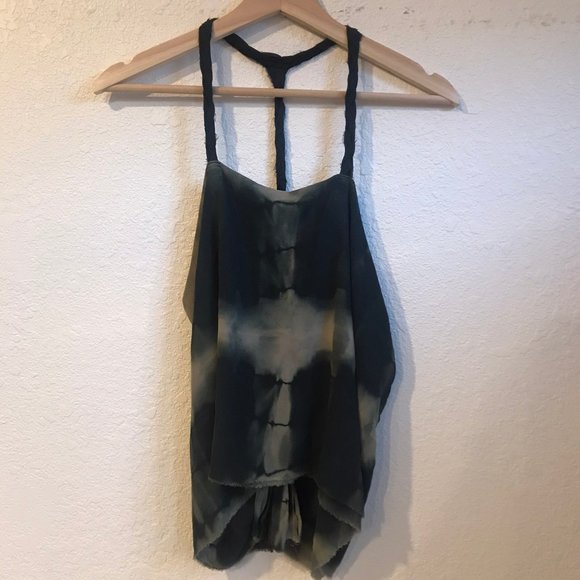 Arae Silk Tie Dye Tank Top - Picture 1 of 4
